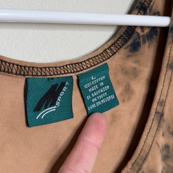 Vintage Bleached Tie Dye Tank Top - Picture 3 of 4